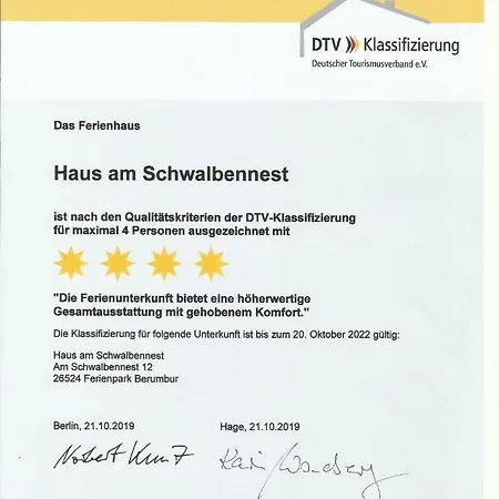Haus Am Schwalbennest - A48359 بيت للعطل Berumbur
